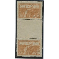 ARGENTINA 1930 GJ 684EH ENTRECINTA NUEVA CON GOMA HERMOSA CALIDAD U$ 250